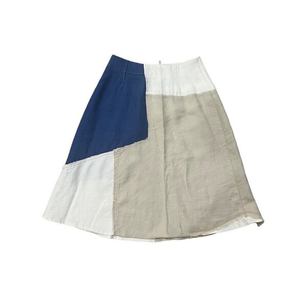 Holding Horses "Frida" Patchwork Skirt Size 2 Color Bock A Line - Picture 2 of 8